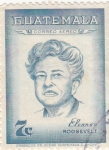 Sellos de America - Guatemala -  Eleanor Roosevelt 