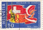 Stamps Switzerland -  Reunion de Geneve a la Confederation