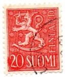 Sellos del Mundo : Europa : Finlandia : ..ESCUDO..1954-A