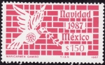 Stamps Mexico -  NAVIDAD 87