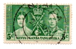 Stamps : Africa : Kenya :  12.TH-MAYO 1937--GEORGE VI