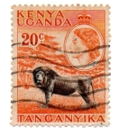 Stamps : Africa : Kenya :  EFINGE DE ELIZABETH.II en MEDALLON FILI CA..MULTIPLE