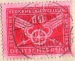 Stamps Germany -  DEUTSCHES REICH - VERKEHRSAUSSTELLUNG
