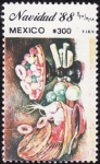 Stamps : America : Mexico :  NAVIDAD 88