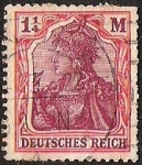 Stamps Europe - Germany -  DEUTSCHES REICH - IMAGEN SIMBOLICA DE GERMANIA SEGUN RETRATO DE ANNA FUHRING