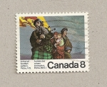 Stamps Canada -  llegada emigrantes escoceses