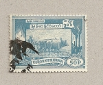 Stamps Asia - Myanmar -  Arando con bueyes