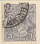 Stamps Australia -  Rey Jorge V