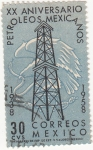 Stamps Mexico -  XX Aniversario Petroleos Mexicanos