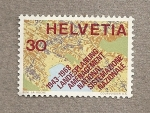 Stamps Switzerland -  25 Aniversario Planificación nacional
