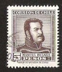 Stamps Chile -  MANUEL BULNES
