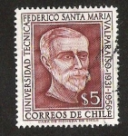 Stamps Chile -  UNIVERSIDAD TECNICA FEDERICO SANTA MARIA
