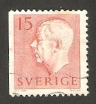 Stamps Sweden -  gustave VI adolphe