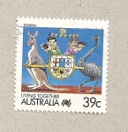 Stamps Australia -  viviendo juntos