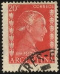 Stamps Argentina -  Eva Perón.