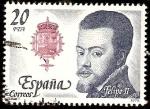 Stamps Spain -  Felipe II (1527-1598). Casa de Austria