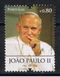 Stamps Portugal -  Juan Pablo II  1982 - 1991 - 2000