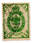 Stamps : Europe : Finland :  TIPO RUSO DEL 1889-valor PEN por MARX