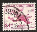 Stamps Chile -  CORREO AEREO CHILE