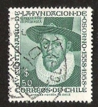 Stamps Chile -  4º CENTENARIO FUNDACION CIUDAD DE OSORNO - GARCIA DE MENDOZA