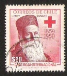 Stamps Chile -  CRUZ ROJA INTERNACIONAL - HENRY DUNANT