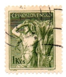 Stamps : Europe : Czechoslovakia :  AGRICULTURA e INDUSTRIAS(Agricultura)