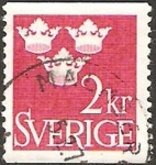 Sellos de Europa - Suecia -  tres coronas