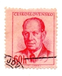 Stamps Czechoslovakia -  PRESIDENTE.ANTONIN ZAPOTOCKY