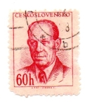 Stamps Czechoslovakia -  PRESIDENTE.ANTONIN ZAPOTOCKY