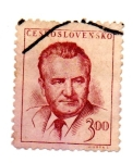 Stamps : Europe : Czechoslovakia :  TIPO AG.Efinge PRESIDENTE GOTTWALD