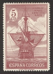 Stamps : Europe : Spain :  Descubrimiento de América. - Edifil 534