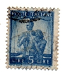 Stamps : Europe : Italy :  -1945-48-FILI. A