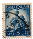 Stamps : Europe : Italy :  -1945-48-FILI. A