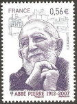 Stamps France -  abbe pierre