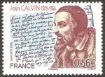 Stamps France -  jean calvin
