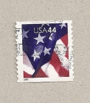 Sellos de America - Estados Unidos -  Bandera americana