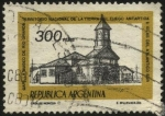 Stamps Argentina -  Capilla Museo de Río Grande en Territorio Nacional de la Tierra del Fuego en la Antártida. Islas del