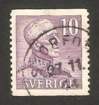 Stamps Sweden -  rey gustavo V