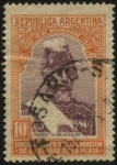 Stamps America - Argentina -  50 años de la fundación de la ciudad de la Plata. Presidente Teniente General Julio A. Roca. 