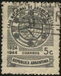 Sellos de America - Argentina -  Conmemorativo del día universal del ahorro. Caja Nacional de Ahorro Postal de la Argentina.
