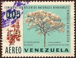 Stamps : America : Venezuela :  El Mari-Mari Rosado / "Cassia Grandis L." Caesalpiniaceae