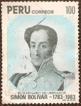 Stamps Peru -  Bicentenario del Libertador Simón Bolívar 1783-1983