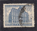Stamps : America : Argentina :  Palacio Central de Correos y Telecomunicaciones