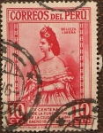 Sellos de America - Per� -  IV Centenario de la Fundación de la Ciudad de Lima, Enero 18 de 1535-1935 / Belleza Limeña