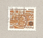 Stamps Poland -  Engranajes