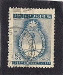 Stamps Argentina -  Escudo Argentino