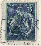 Stamps : Europe : Czechoslovakia :  Checoslovaquia: estampilla sin nombre