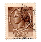 Stamps Italy -  SERIES-1953-54 Y 57