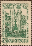 Stamps Brazil -  Sesquicentenario del Jardín Botánico 1808-1958. 
