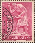 Stamps Vatican City -  Serie El Trabajo de la Gente: Herrería (relieve en bronce)